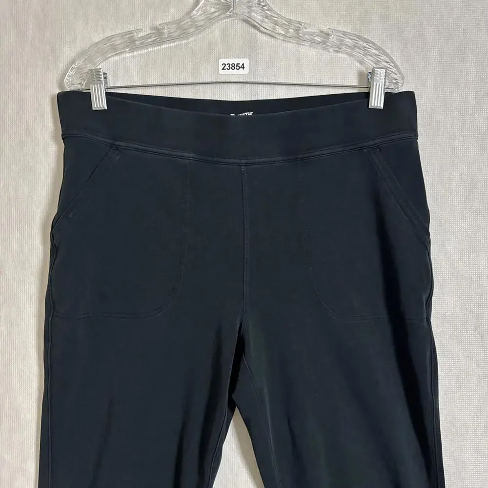 Duluth Trading Women’s Large Lx31 Black NoGA Naturale Cotton Knit Pants - Picture 3 of 12